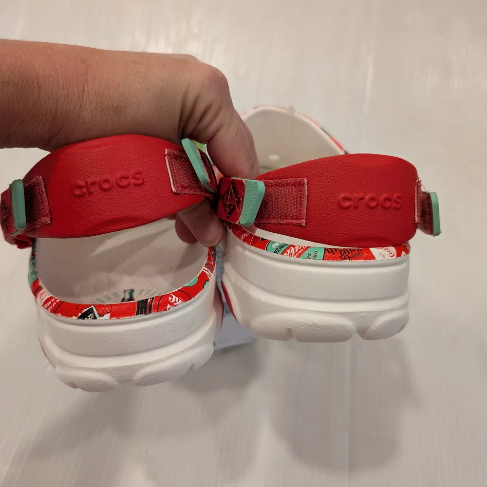 CROCS Coca Cola All Terrain Red Novelty Print Men's Women's Clogs